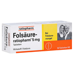 Folsäure-ratiopharm 5mg – PZN 3971388