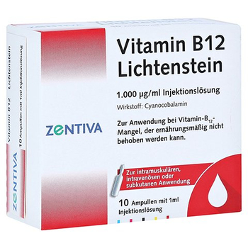 Vitamin B12 1.000 µg Lichtenstein Ampullen – PZN 6174296 – PZN 6174296