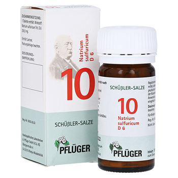 BIOCHEMIE Pflüger 10 Natrium sulfuricum D 6 Tabl. – PZN 6319671 – PZN 6319671