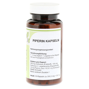 PIPERIN schwarz Pfeffer Extrakt Kapseln – PZN 11169268 – PZN 11169268