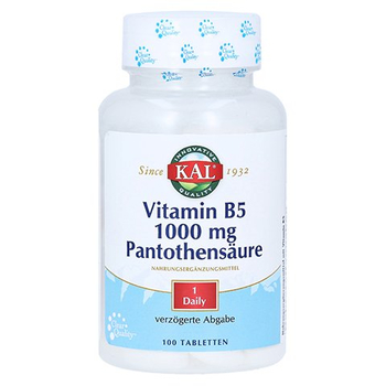 VITAMIN B5 1000 mg Pantothensäure Tabletten – PZN 15880403 – PZN 15880403