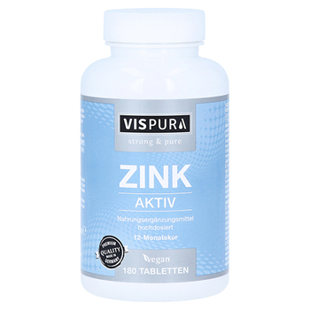 ZINK AKTIV 25 mg hochdosiert vegan Tabletten – PZN 16018611 – PZN 16018611