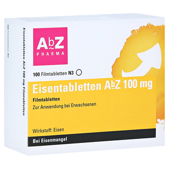 Eisentabletten AbZ 100mg – PZN 6683767 – PZN 6683767